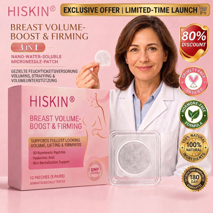 👩‍⚕️ Breast Firming & Fuller-Looking Curves HISKIN® — Advanced Nano-Microneedle Patch for Targeted Care
