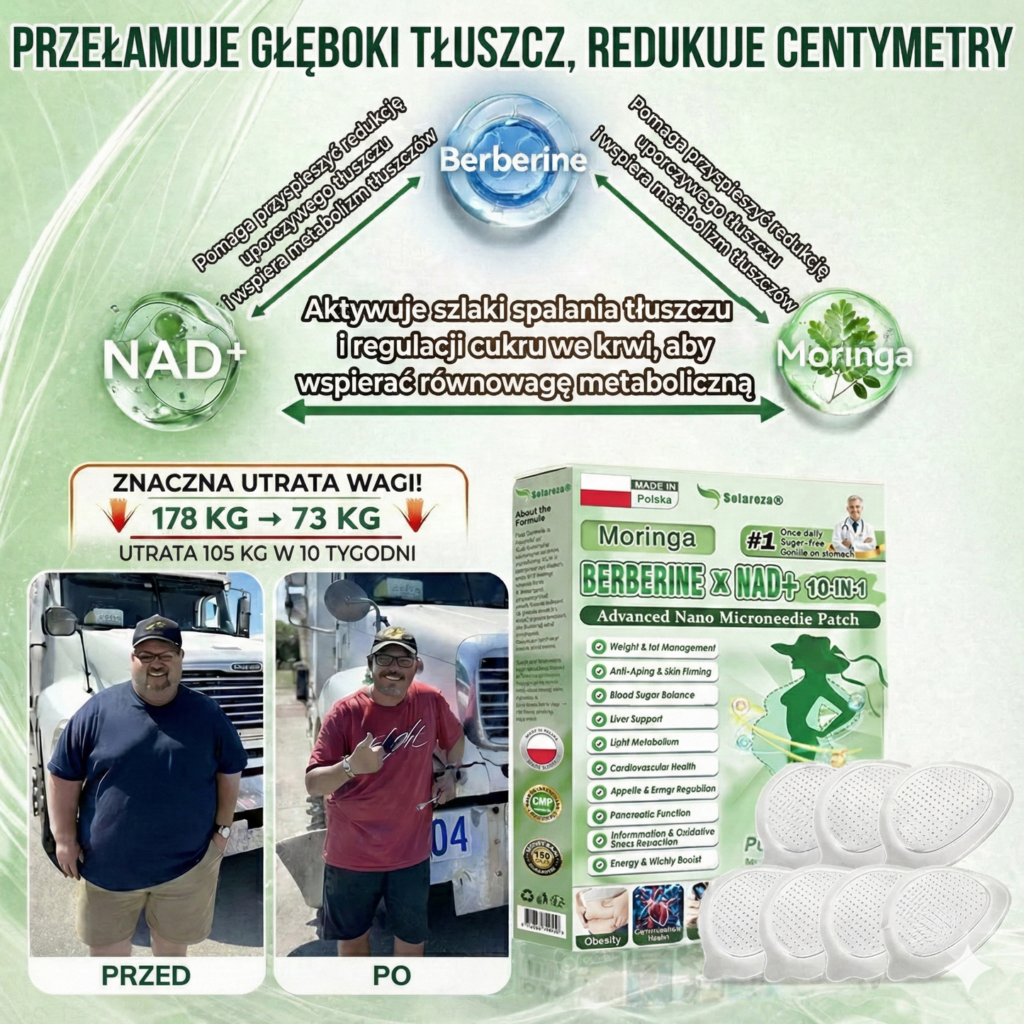 💥Oficjalny sklep ✨| 💯Plastry Solaroza® Premium Nano Needle (raz dziennie, efekty po 7 dniach), odpowiednie do trawienia, redukcji obrzęków, detoksykacji, bezdechu sennego i problemów ze stawami