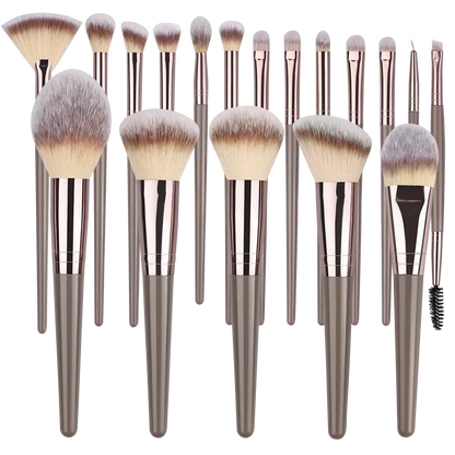 10-20PCS Makeup Brush Set Foundation Concealer Powder Eyeshadow Blush Brush Kabuki Blending Cosmetic Beauty Tool for Face