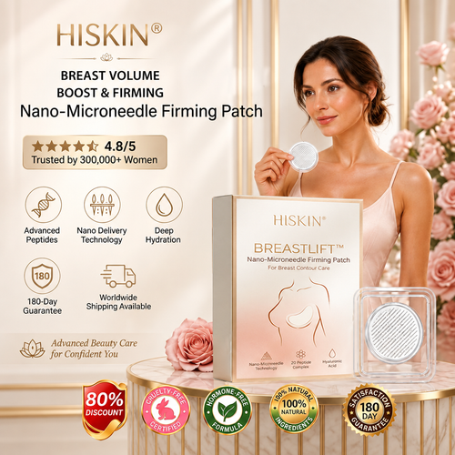👩‍⚕️ Breast Firming & Fuller-Looking Curves HISKIN® — Advanced Nano-Microneedle Patch for Targeted Care -1