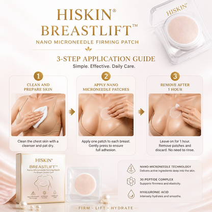 👩‍⚕️ Breast Firming & Fuller-Looking Curves HISKIN® — Advanced Nano-Microneedle Patch for Targeted Care -1